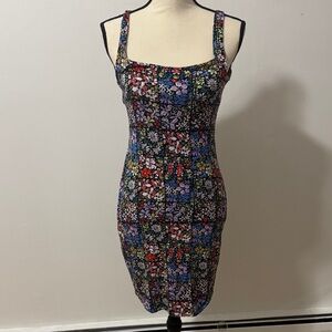 Floral Multicolor Women's Dress